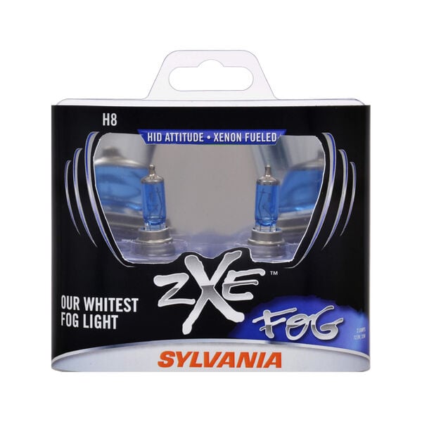 SYLVANIA H8 SilverStar zXe Halogen Fog Bulb, 2 Pack, , hi-res